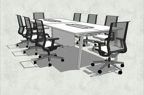 高效辦公空間的構(gòu)建 精品會(huì)議室長(zhǎng)桌椅SU模型素材與專(zhuān)業(yè)攝像制作服務(wù)